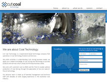Tablet Screenshot of cutcoaltechnology.com